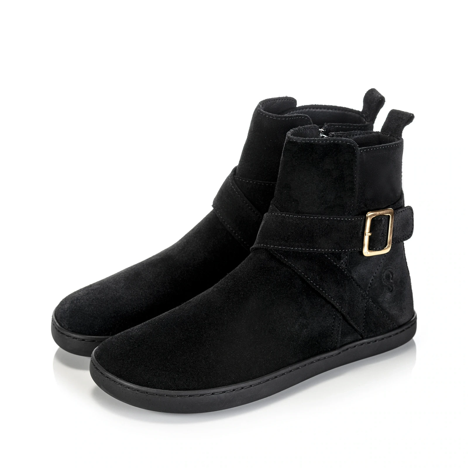 Босоногие ботинки Shapen DIVINE — чёрный (замша), фото 5