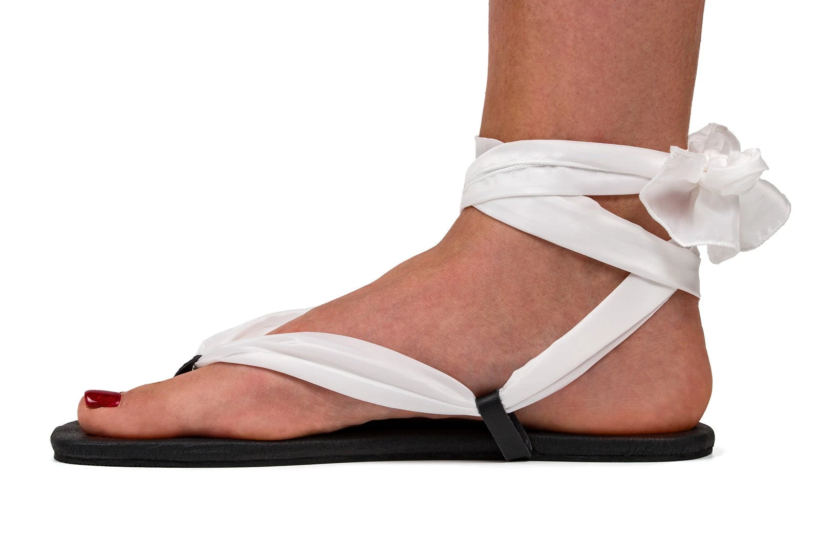 Сандалии Ahinsa с завязками Barefoot — чёрный, фото 8