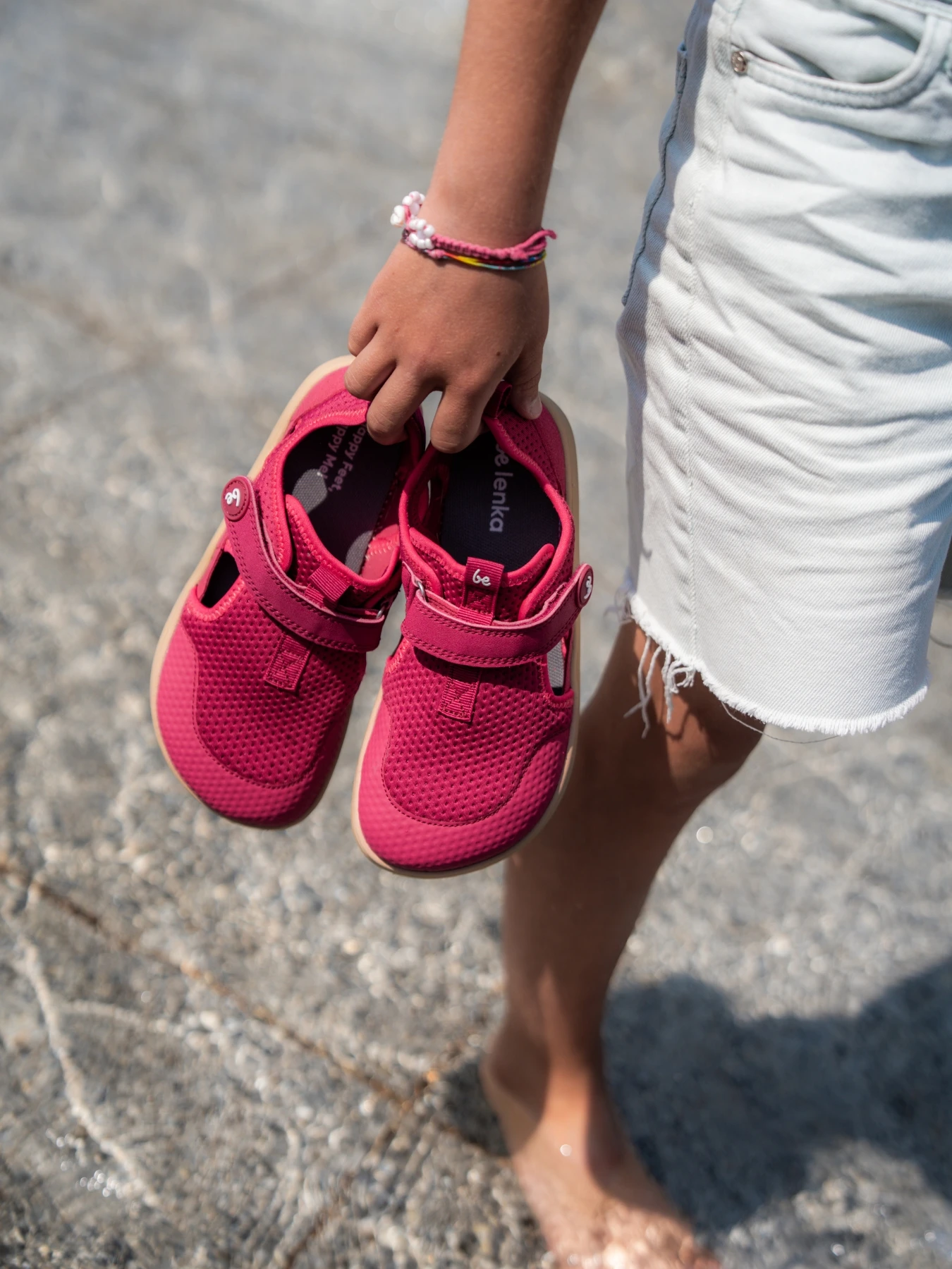 Детские босоногие сандалии Be Lenka Zest Preschool - ягодный, фото 5