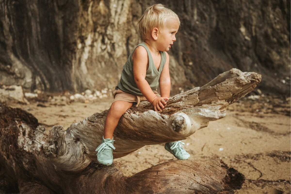 Повседневная босоногая обувь Wildling Lelin для малышей — мятный, фото 3