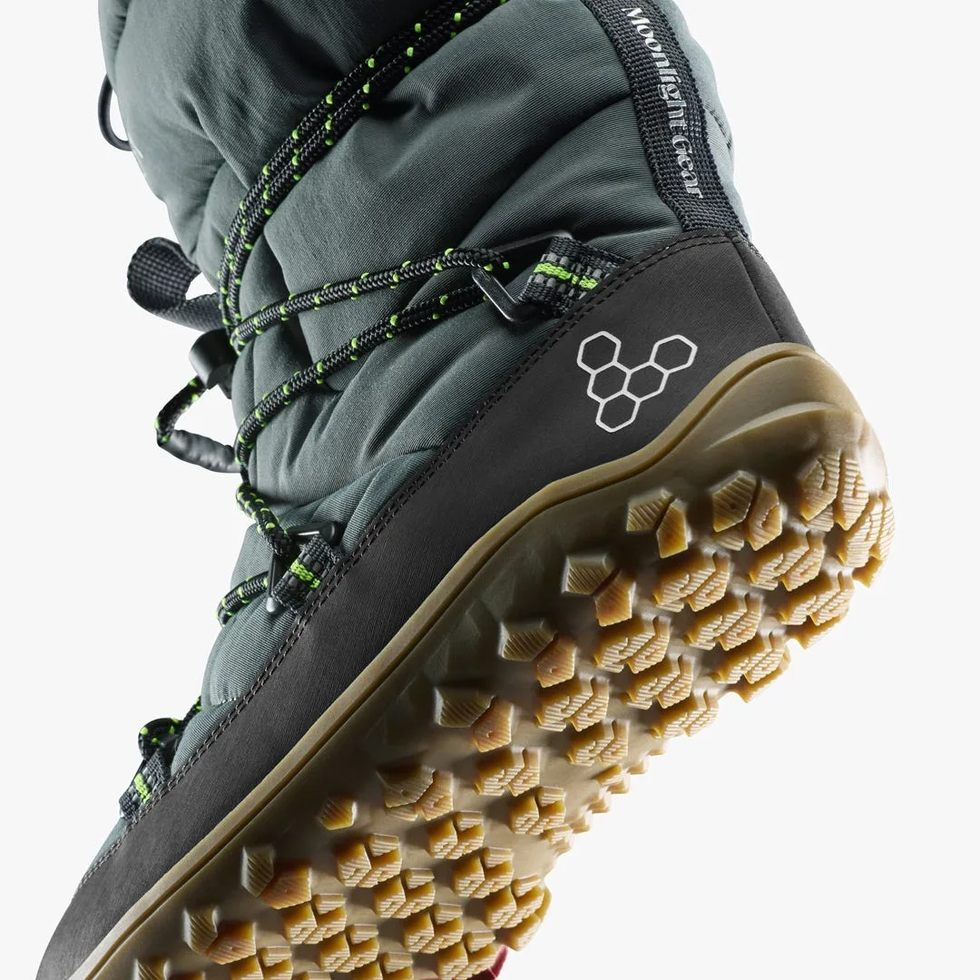 Ботинки Vivobarefoot Tracker Pioneer Boot WP — мужская модель, тёмный серо-зелёный, фото 7
